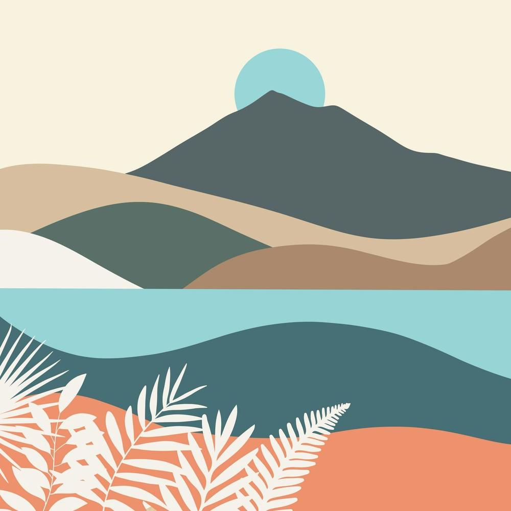 Abstract Landscape Painting