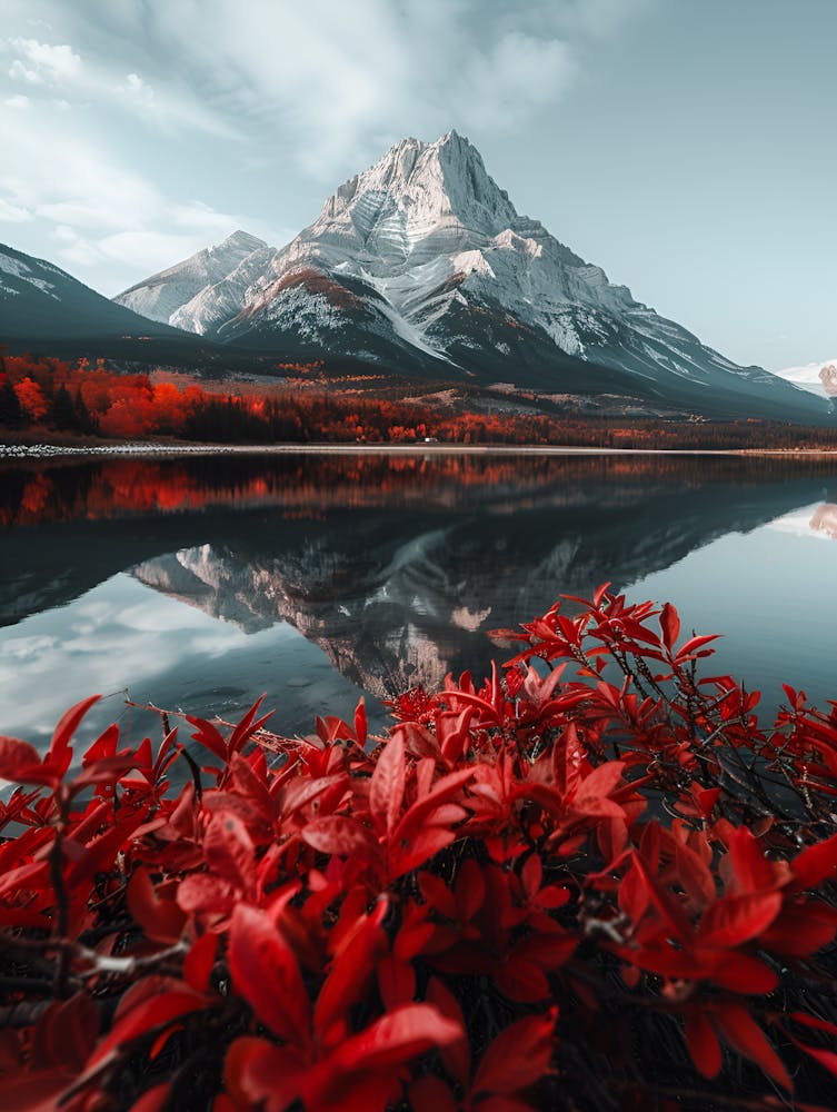 Autumn Leaves In The Mountains 1