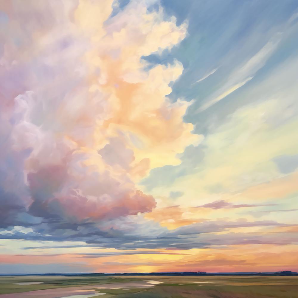Sunset Over The Marsh