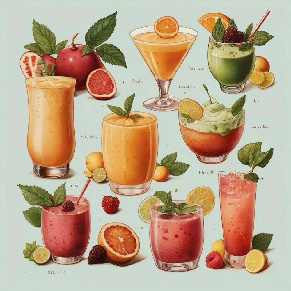 Default Nonalcoholic Cocktails And Smoothies Aesthetic 0