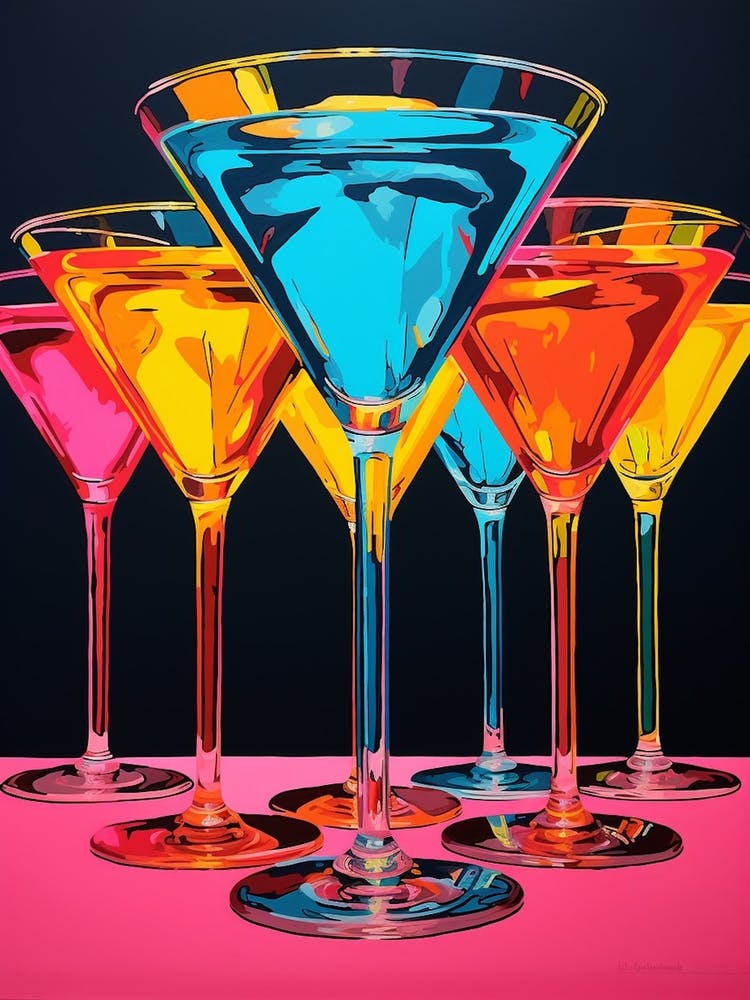 Pop Art Vivid Martini 2
