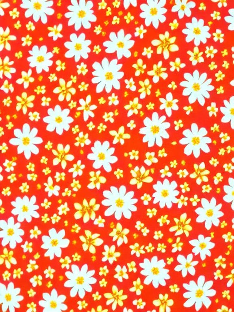 Jasmine Floral Print Warm Tones 1 Flower