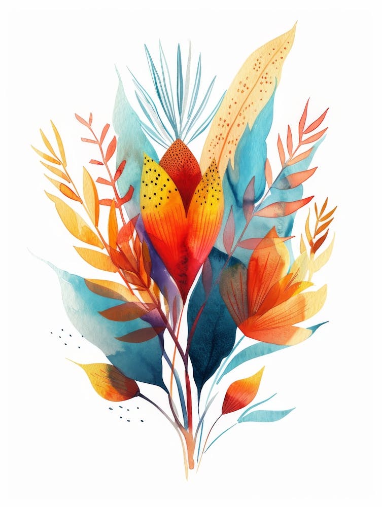 Watercolor Flowers 16