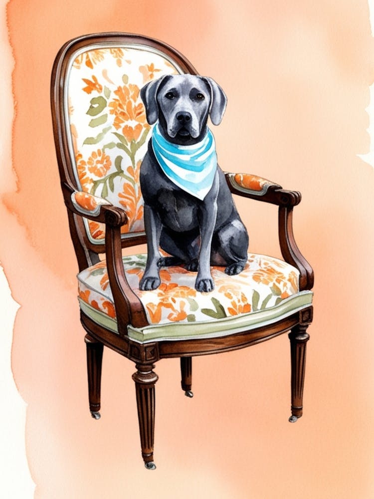Dog In A Chair 4