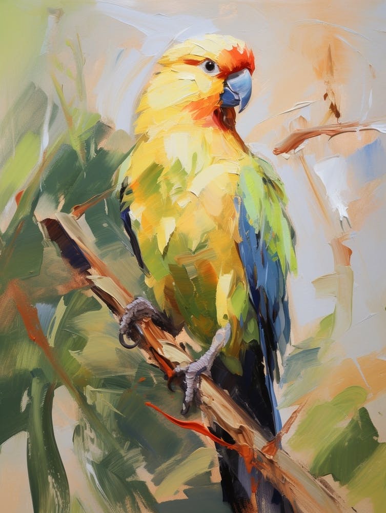 Bird Painting Parrot 2