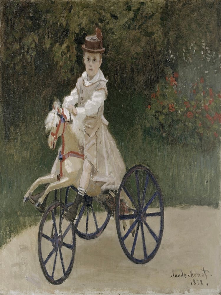 Little Girl Riding A Horse