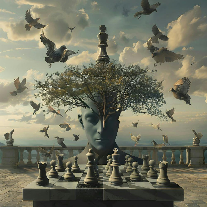 Mind's Horizon: The Chessboard of Thoughts