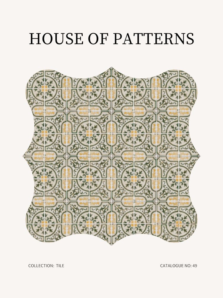 Tile Pattern Poster 50