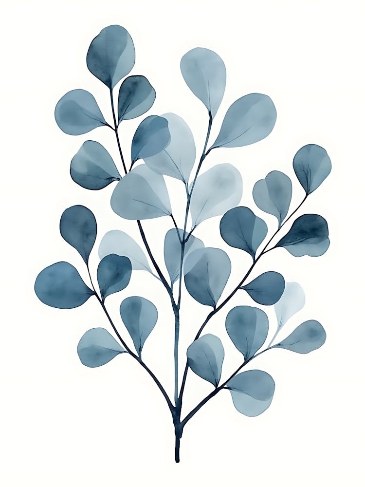 Elegant Blue Bloom Spray