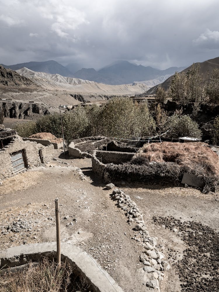 Tibetan Village In The Ancient Kingdom Of Mustang