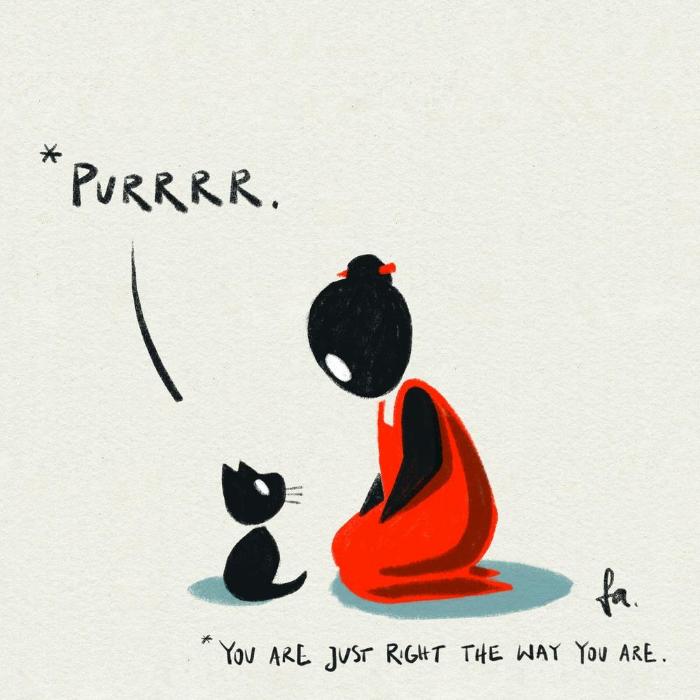 Tu es purrrfect.