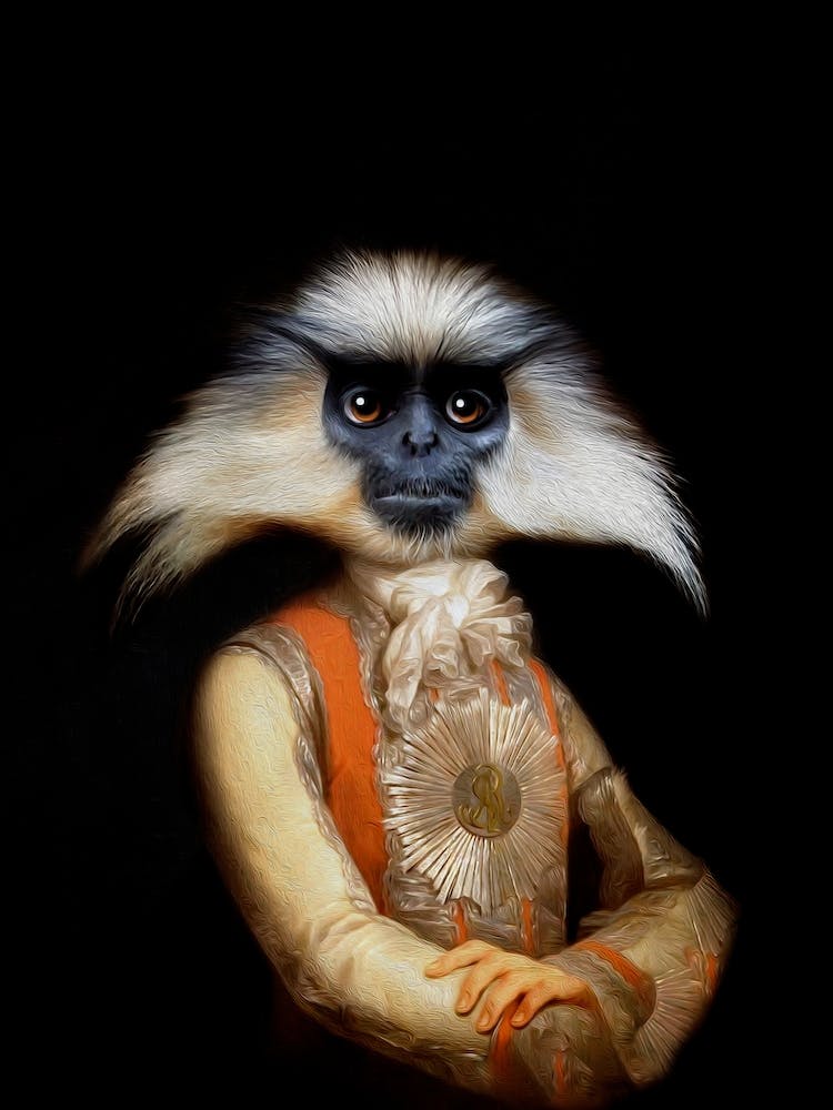 Mr Twelve The Lying Monkey Pet Portraits