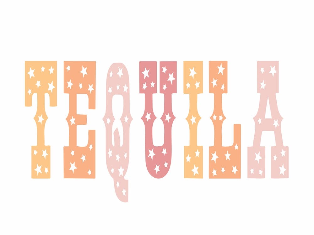 Tequila - Pink & Orange