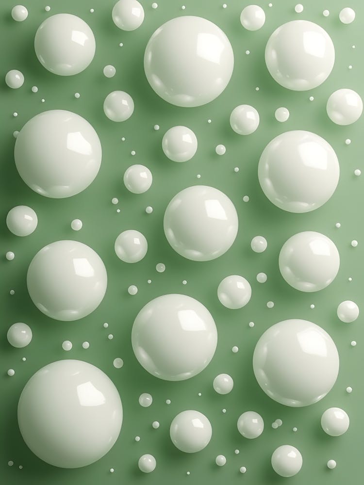 Minimalist Sage Floral Composition