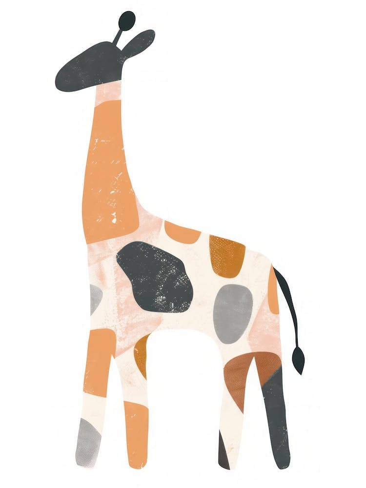 Charming Nursery Kids Animals Giraffe 3