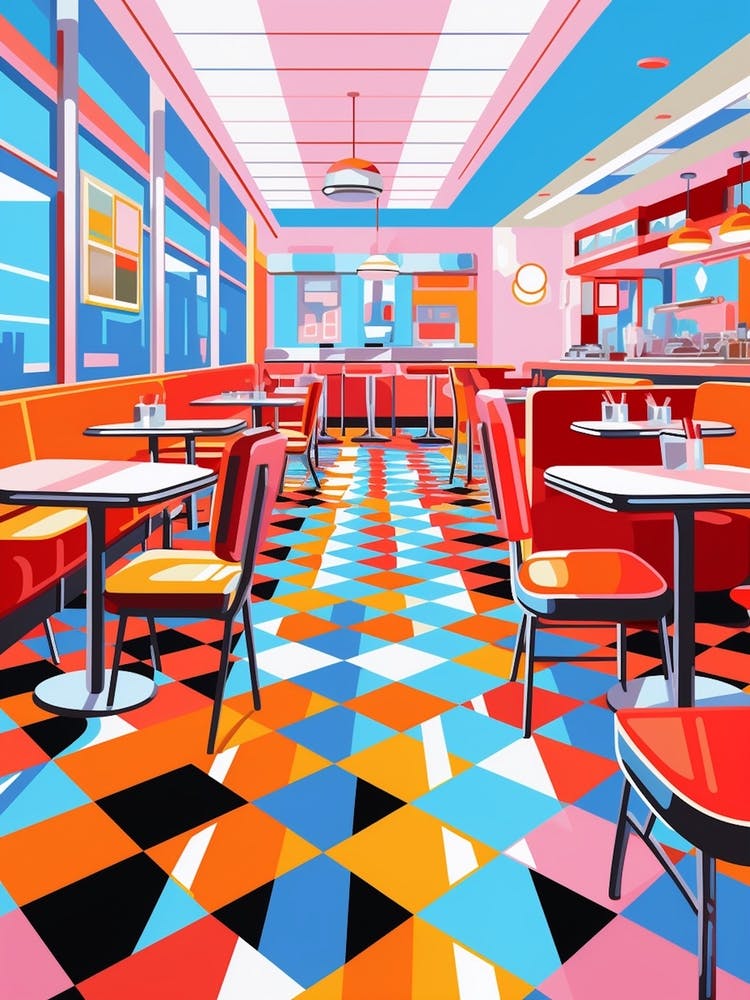 Retro Diner Colour Pop 3