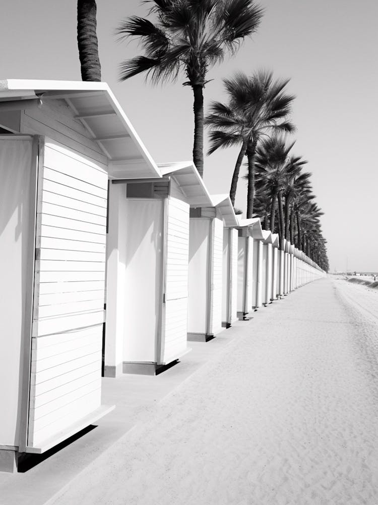 Forte Dei Marmi Italy Black And White Photography 2