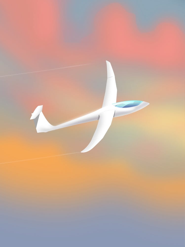 Planeur Dans Le Ciel