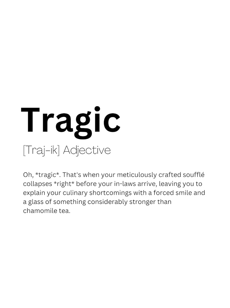 Tragic Definition Meaning