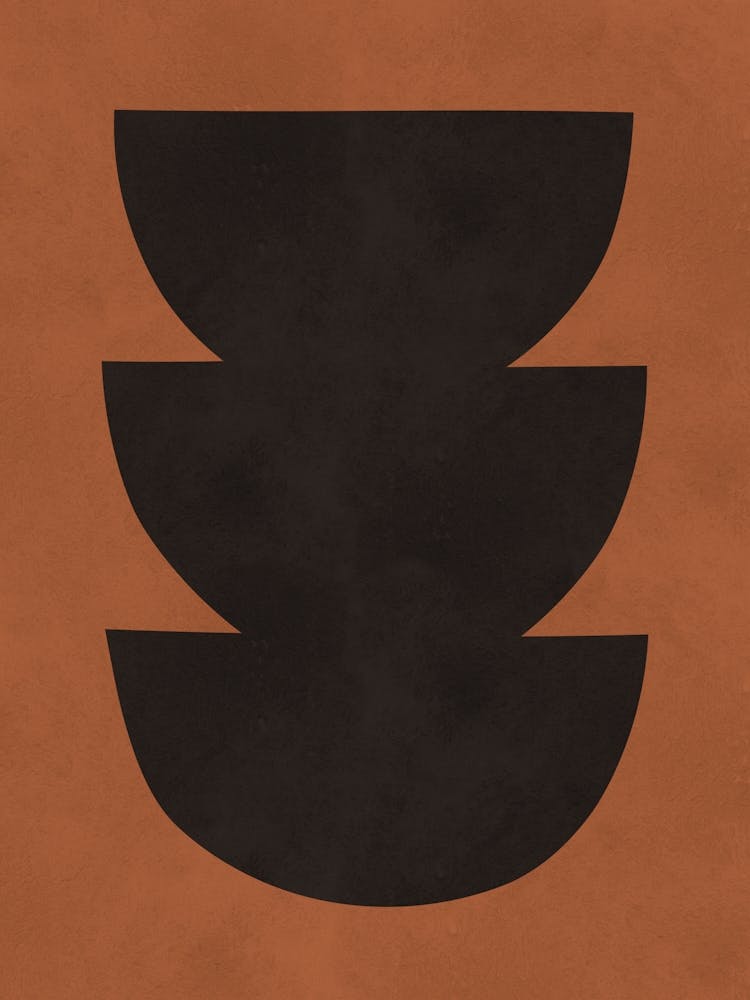 Brown geometric art 12