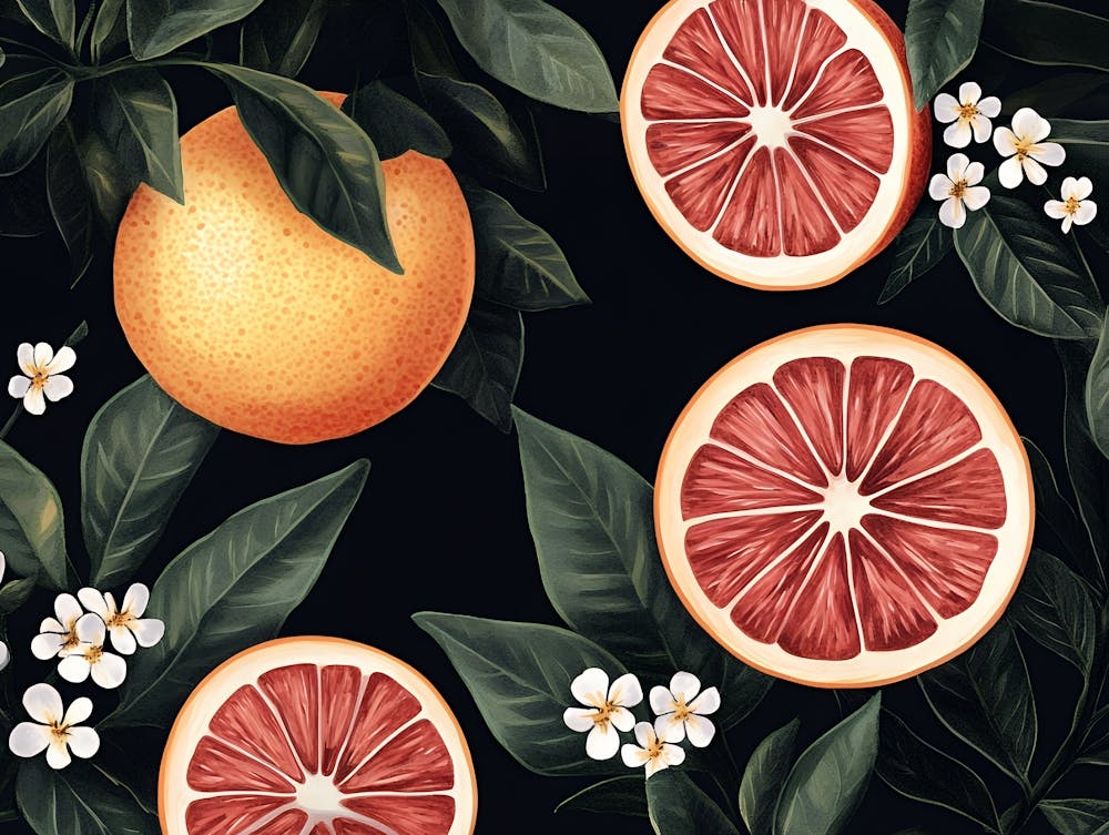 Oranges Et Pamplemousses