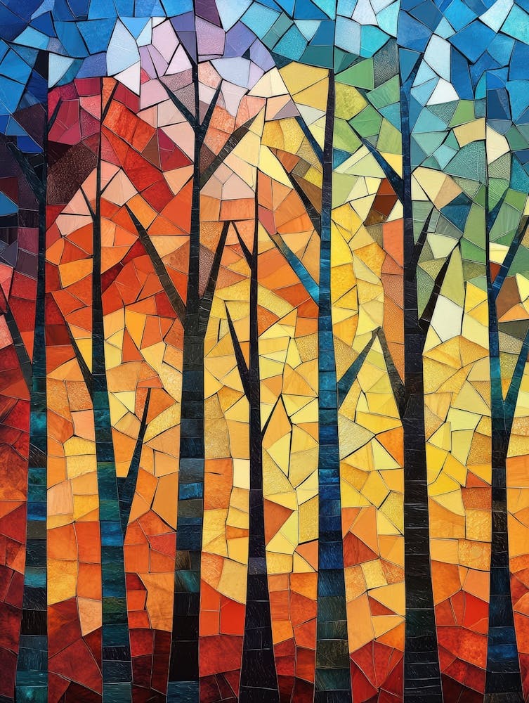 Mosaic Tree Painting 2