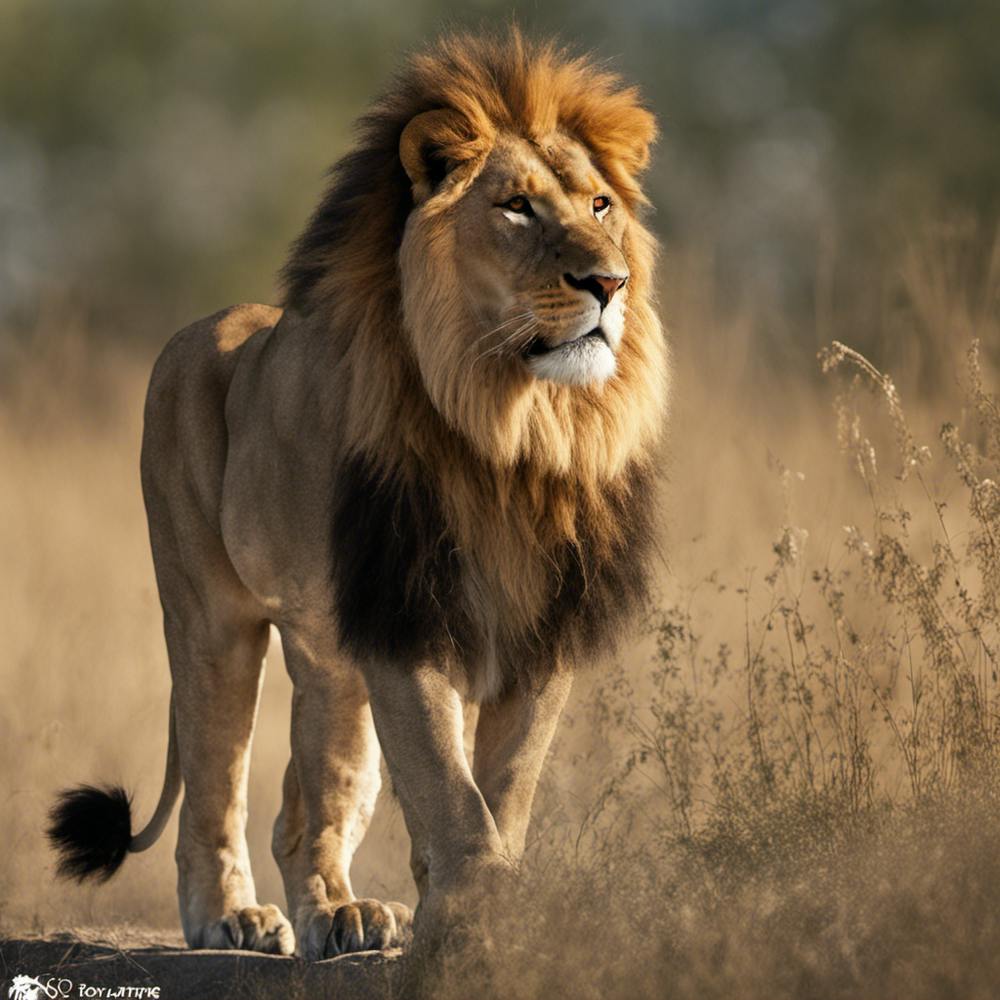 Lion In The Wild