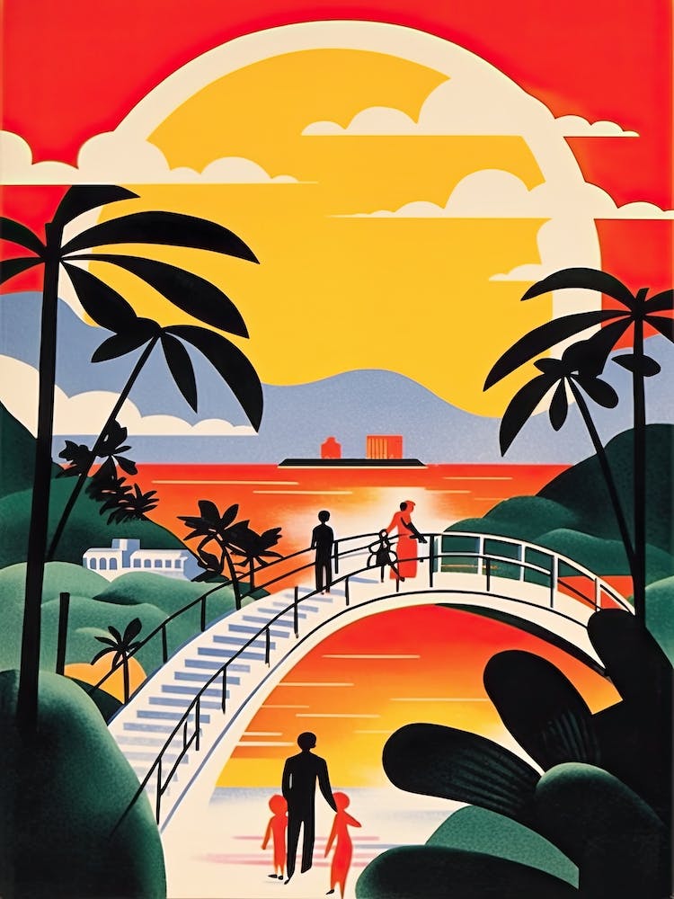 Puente Rio Niteroi, Brazil, Colourful 1