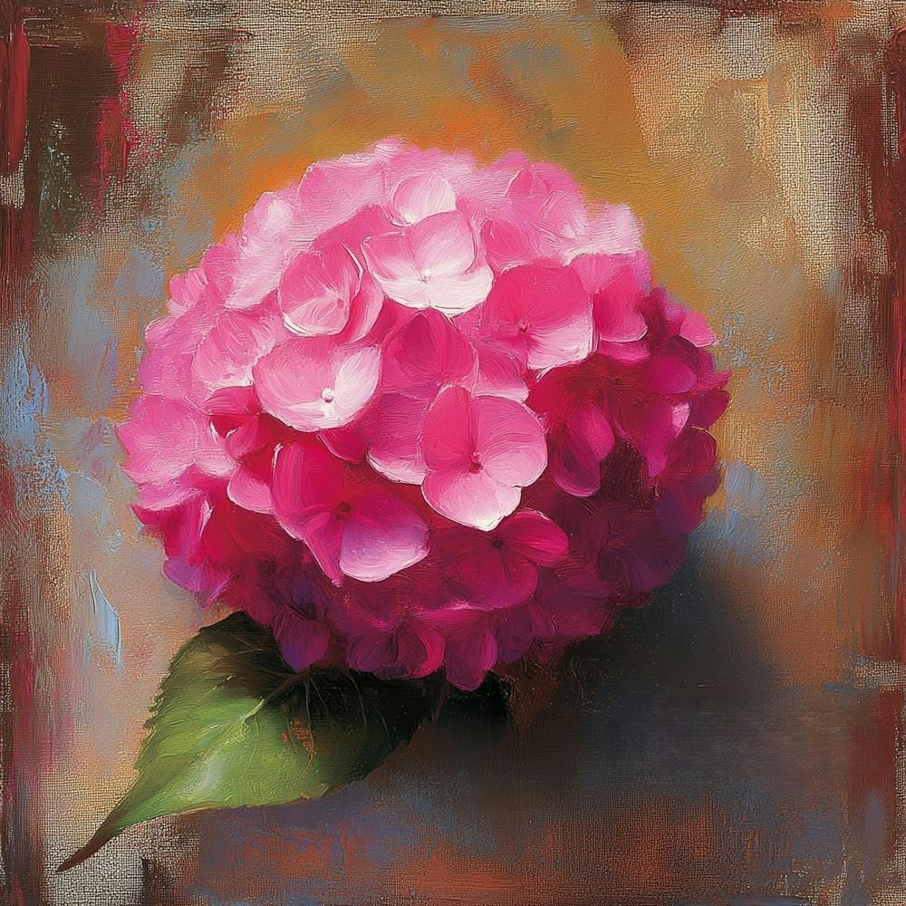 Hydrangea Canvas Print Art