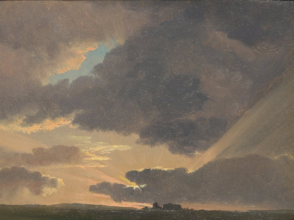 Sunset In The Roman Campagna, Simon Denis