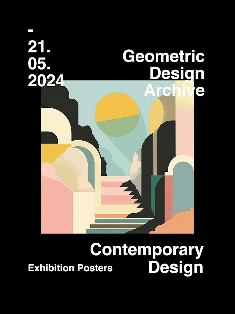 Geometric Design Archive Poster 17