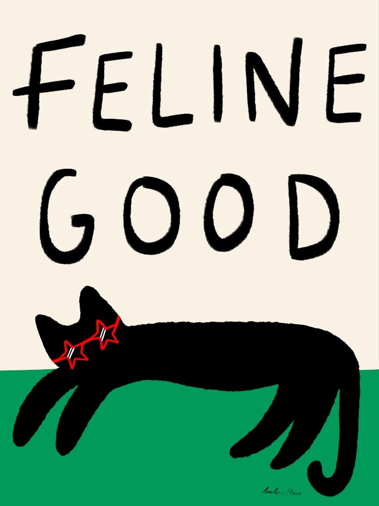 Feline Good Green