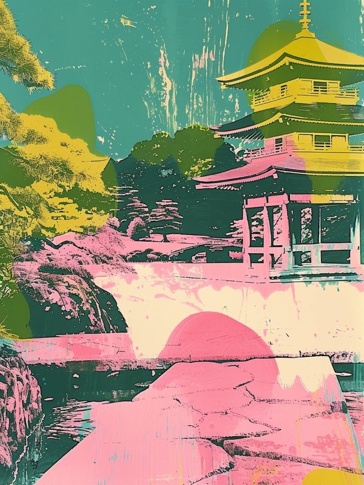 Kanazawa Japan Duotone Silkscreen 7