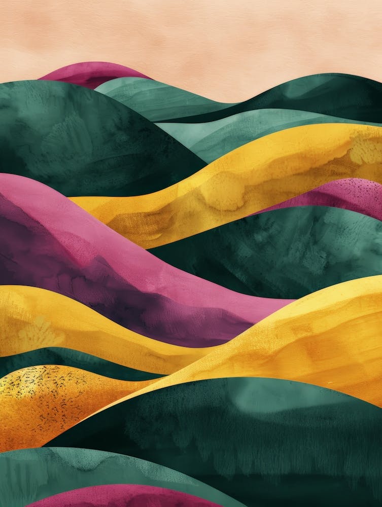 Abstract Watercolor Painting 66