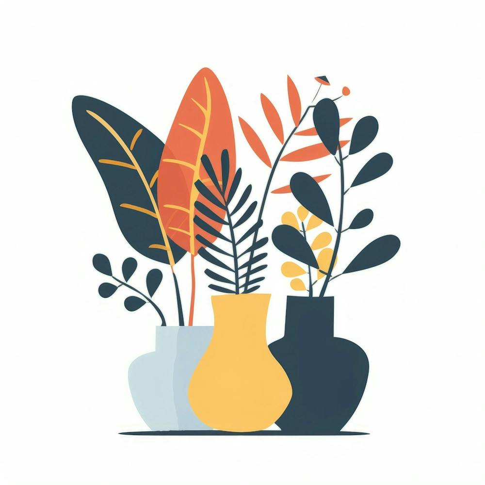 Vases With Plants