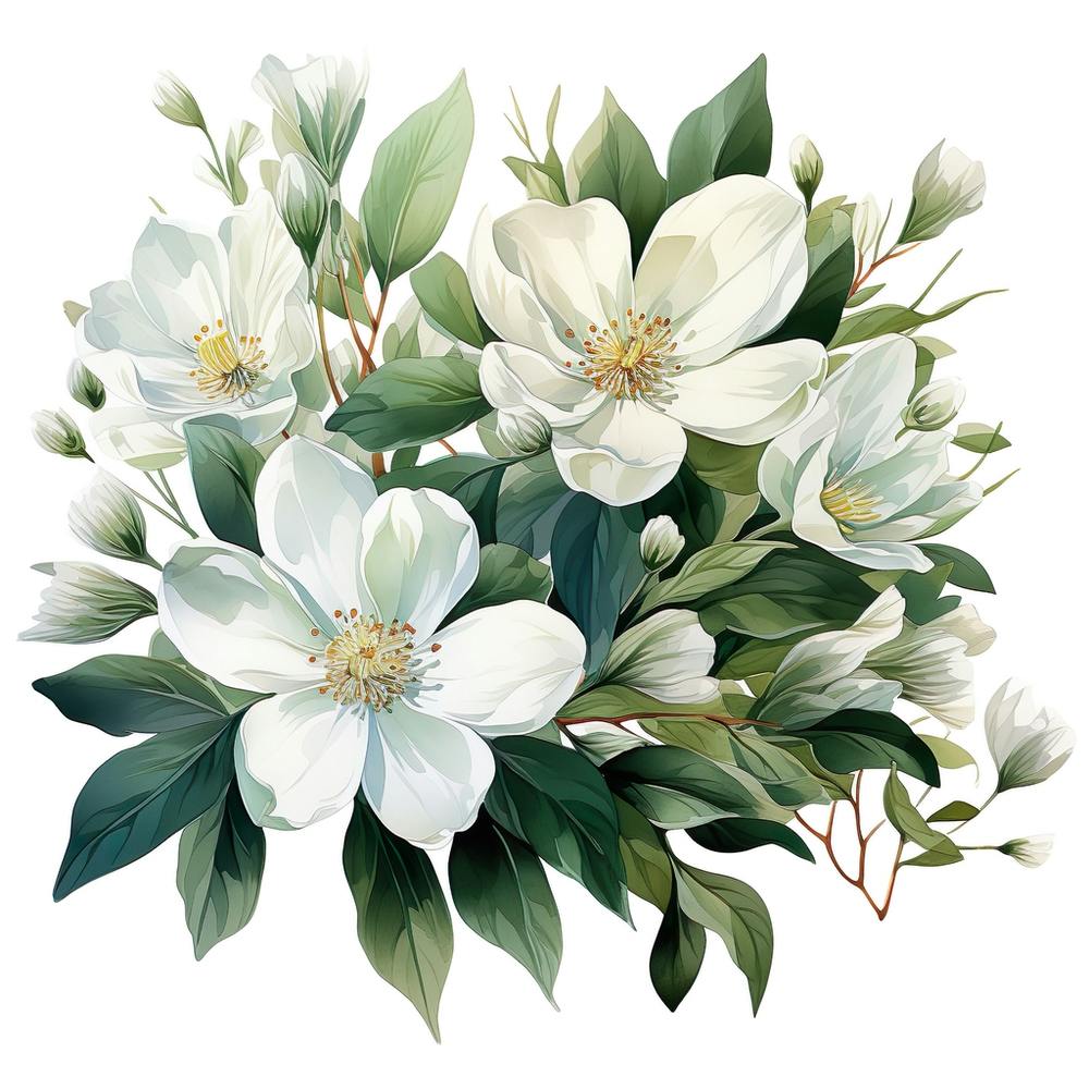 Weiße Blumen