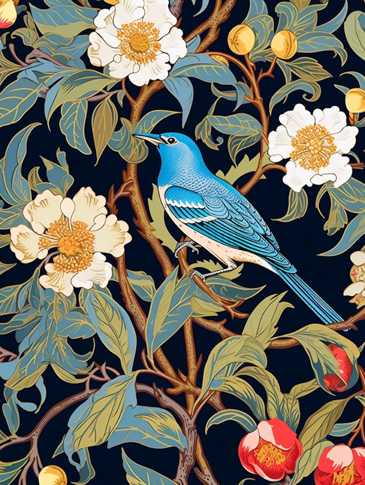 Bluebird On A Branch