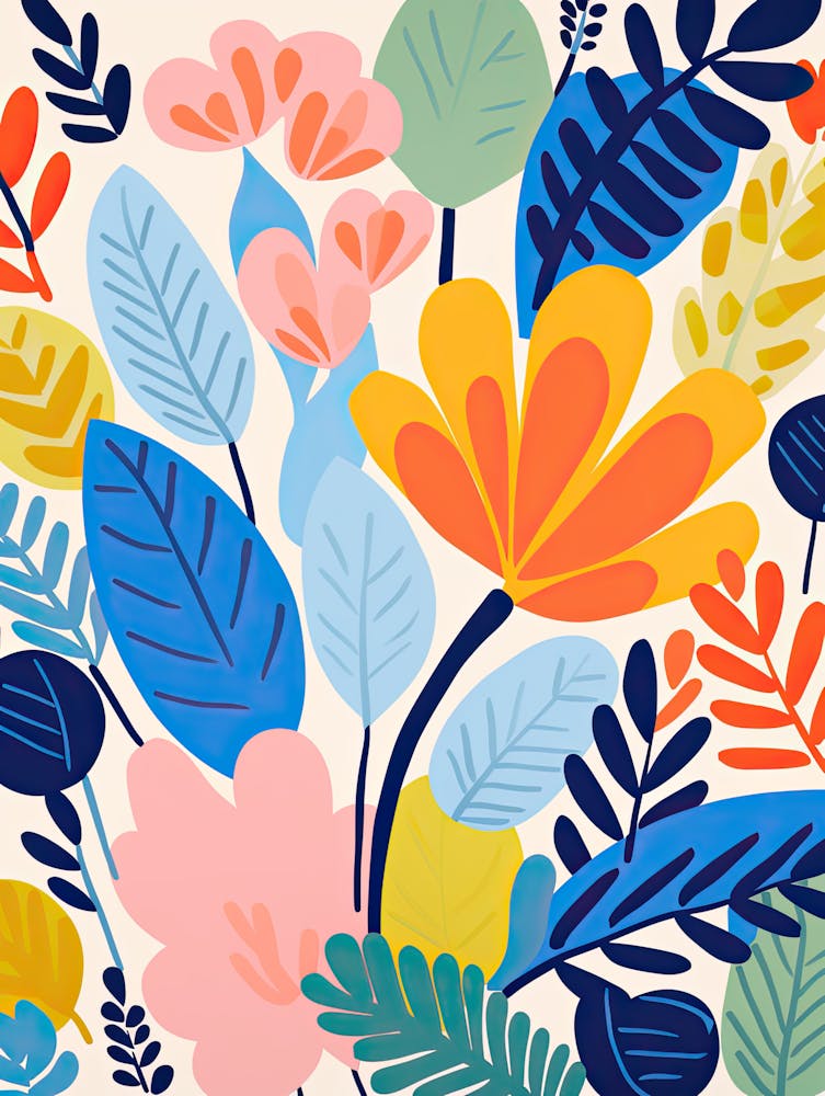 Flowers 2, Matisse style