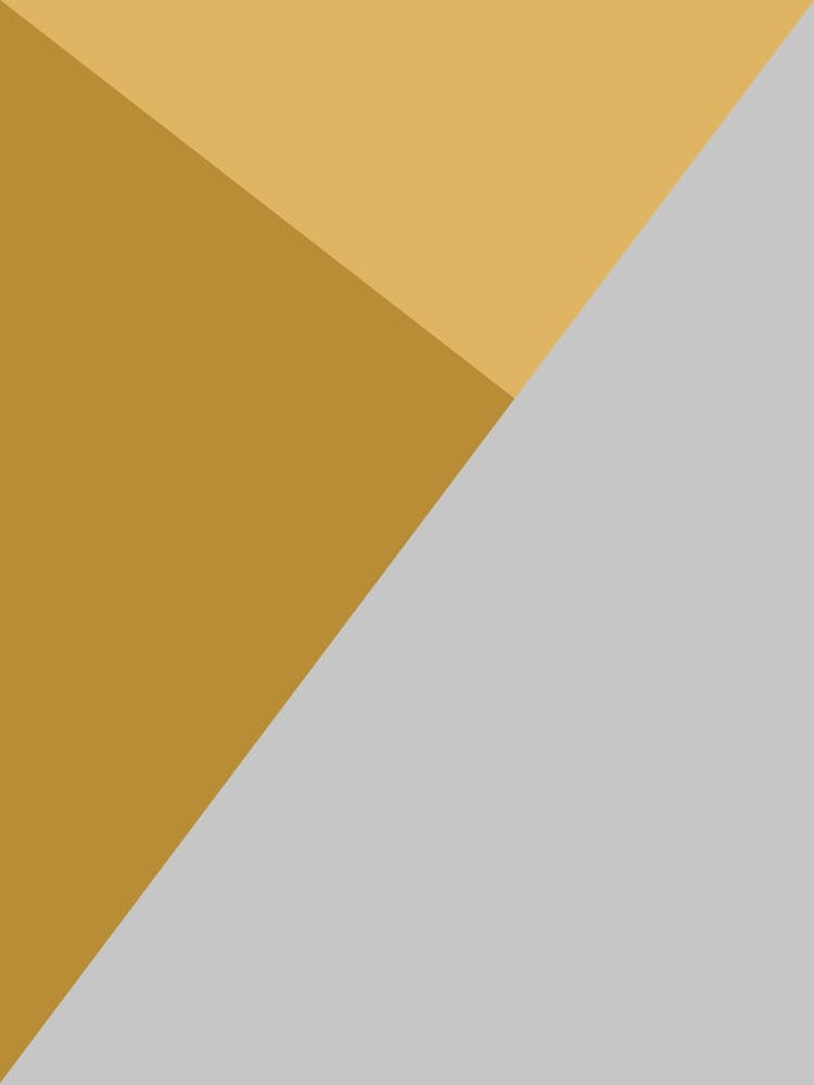 Mustard Yellow And Grey Colour Block Geometric