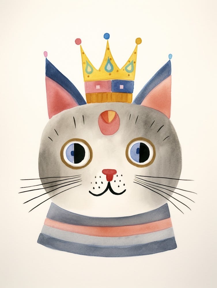 Little Cat 2 Wearing A Crown