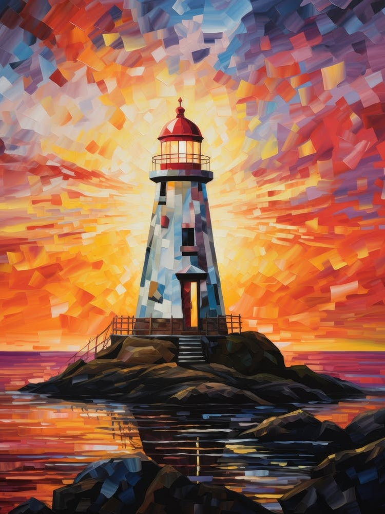 Lighthouse At Sunset 4