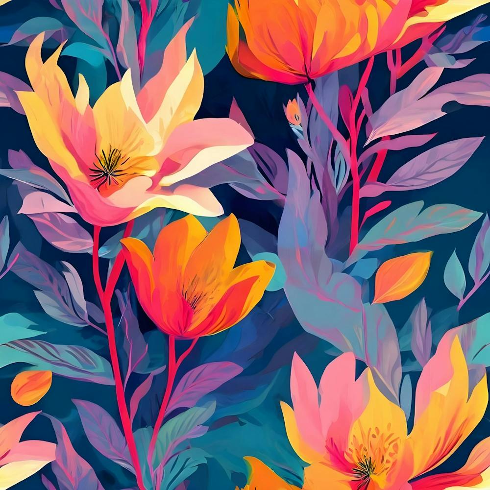 Seamless Floral Pattern 9