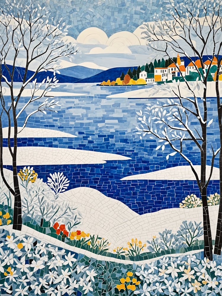 Winter Lake Landscape 1