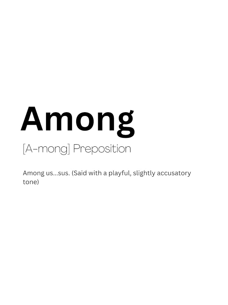 Among Définition Signification