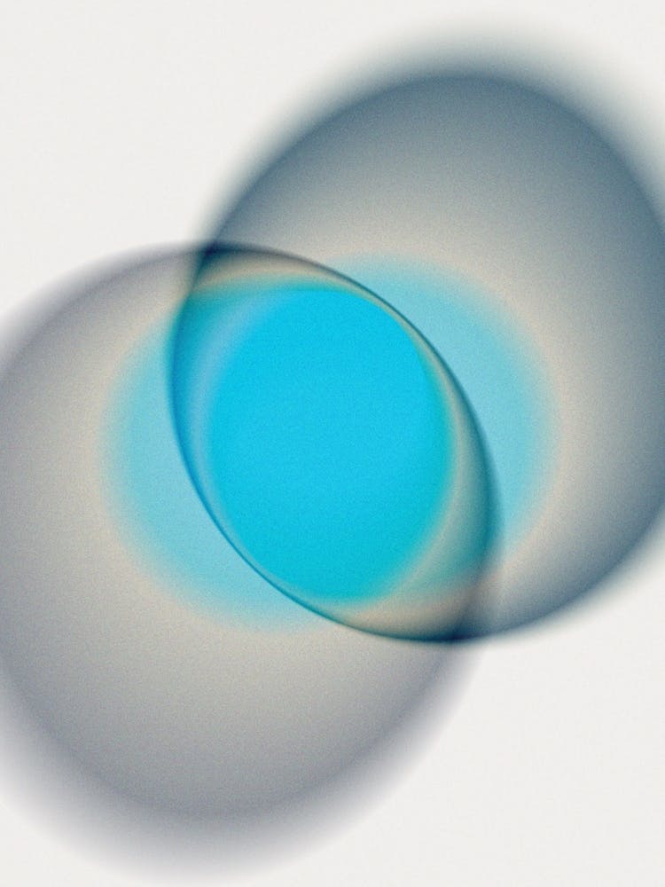 Abstract Blue Spheres