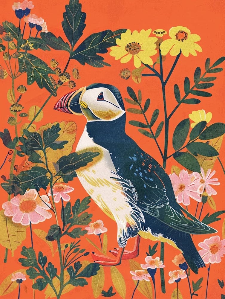 Spring Birds Puffin 3