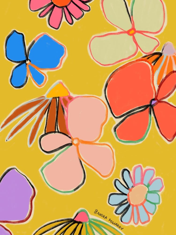 Vintage Garden Yellow