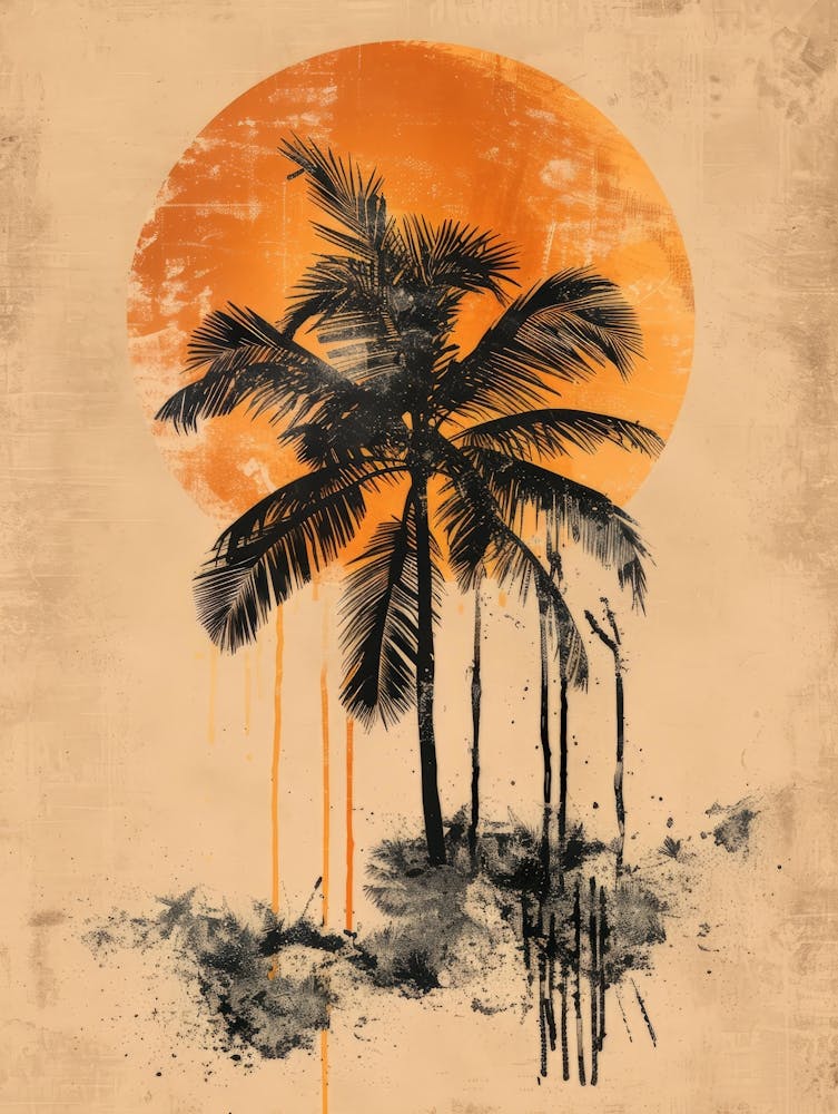 Palm Tree Canvas Print 7