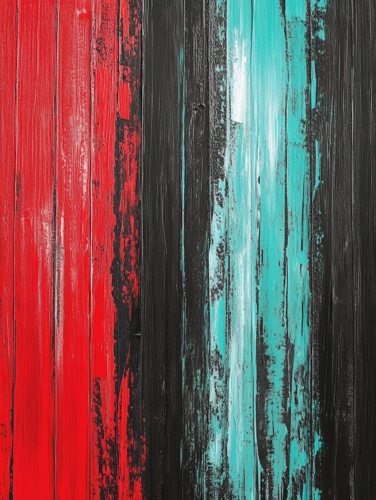 Red, Blue, Black And White