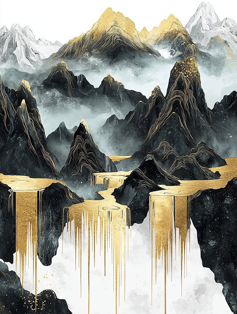 Rockies Gold Flow Metallic Light